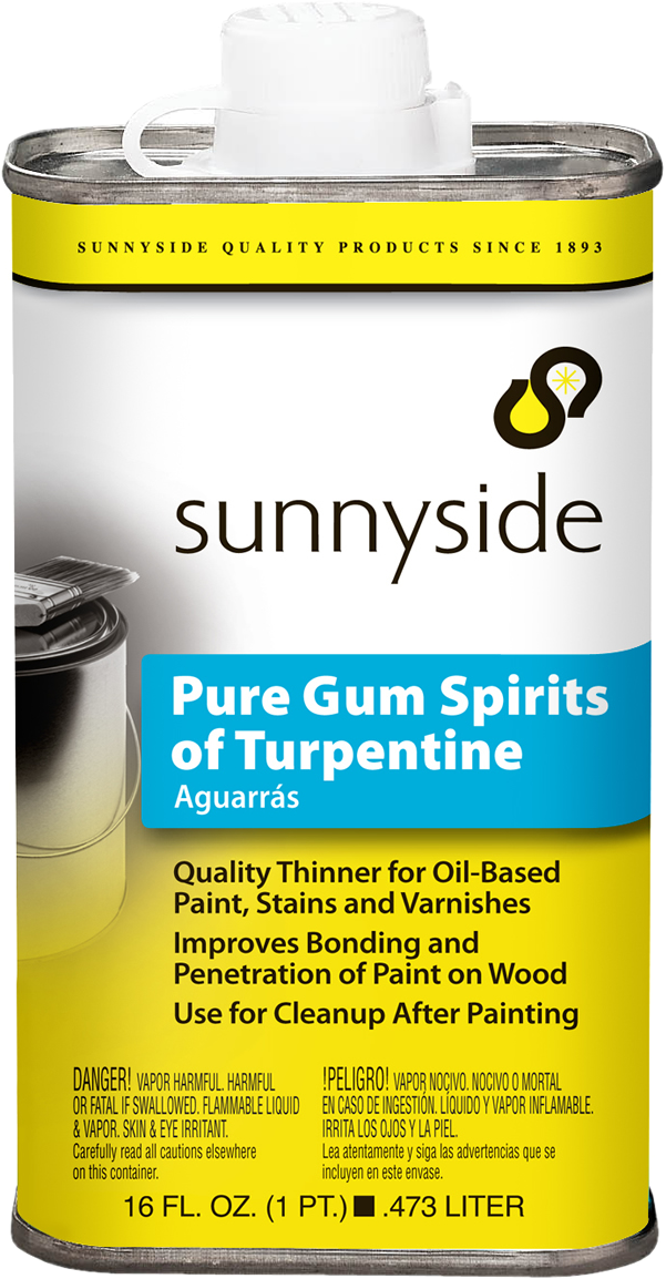  100% Natural Pure Gum Spirits of Turpentine 4 Ounce Bottle :  Health & Household