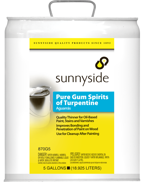  16 Oz 100% Pure Gum Spirits of Turpentine, Can : Health &  Household