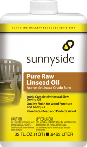 Sunnyside Pure Raw Linseed Oil, 1 Qt. - Power Townsend Company